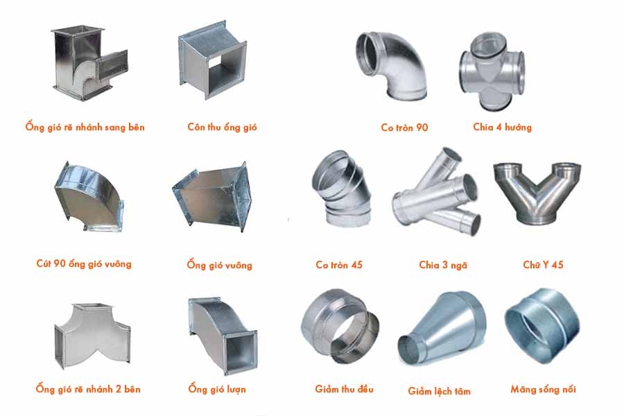 Phụ kiện ống gió